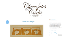 Desktop Screenshot of chocolatesdacarla.com